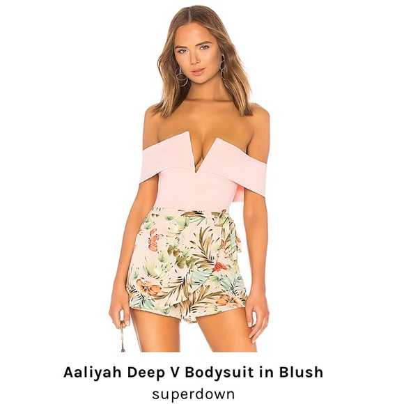 Deep V bodysuit from Revolve